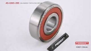 AS63032RS BALL BEARING 17X47X14 FOR CHRYSLER [upl. by Rese]