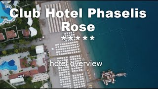 Club Hotel Phaselis Rose 5 в 4К Самое важное что вам нужно знать  Turkey Kemer Tekirova [upl. by Aimahs]