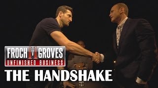 Froch v Groves II  The Handshake [upl. by Mccahill]