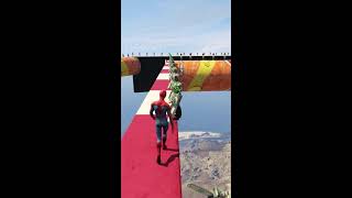 GTA 5 EPIC RAGDOLL SHOW SPIDERMAN VS COLOUR MINIONS FALLS amp FAILS LIVE GTA V gta [upl. by Krystalle]