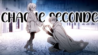 Chaque seconde PierreGarnierMusic feat MPokoraOfficiel AMV sped up lyrics [upl. by Ecnerrot247]