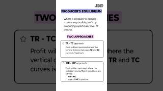 2050 Producers Equilibrium  Equilibrium approach equilibrium conditions microeconomics notes [upl. by Perseus]