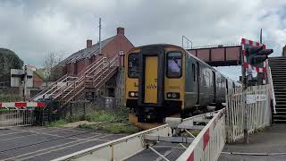 Crediton Level Crossing Devon [upl. by Baerl]