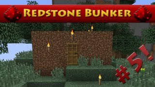 Minecraft Redstone Bunker  Episode 5  Ghetto Hidden Entrance HD [upl. by Clarice260]