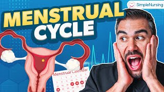 Menstrual Cycle Phases Nursing  Follicular Phase amp Luteal Phase Med Surg [upl. by Naihtsirc314]