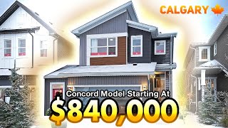 840K New Home in AMBLETON in NW Calgary Concord Model [upl. by Casavant]