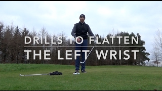 Drills to flatten the left wrist [upl. by Ailemac239]