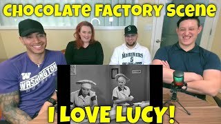 First time reacting to I Love Lucy  Chocolate Factory Scene [upl. by Handler21]