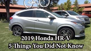 5 Things You Did Not Know About the 2019 Honda HRV [upl. by Adnamahs]