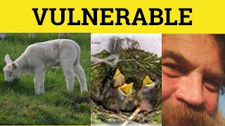 🔵 Vulnerable  Vulnerable Meaning  Vulnerable Examples  Vulnerable in a Sentence [upl. by Pond]