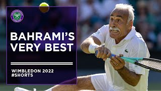 Bahramis Best Ever Wimbledon Shot shorts [upl. by Ecnerewal]