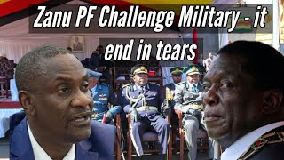 🟨Zanu PF Challenge Military  it end in tears 🇿🇼 [upl. by Aliel]