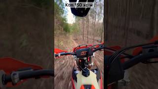 2024 Ktm 150 xcw first ride phonk [upl. by Debora997]