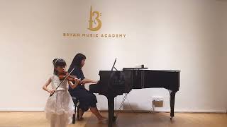 Low Yu Na  Kuchler Violin Concertino op 11 1st Mov  Young Talent age 8 amp under category [upl. by Scoter]