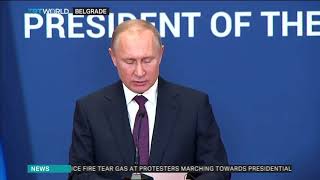 Putin accuses Kosovo of provocations setting up own army [upl. by Marja969]