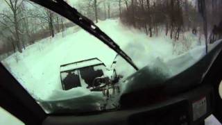 bobcat toolcat plowing snow preston hollow ny [upl. by Os]