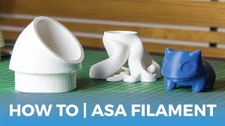 How To Succeed When 3D Printing With ASA Filament  3D Printing Filament Guide [upl. by Dedrick]