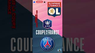 qui a gague la coupe de france 20232024 football allezparis sports france coupedefrance lyon [upl. by Ainit]