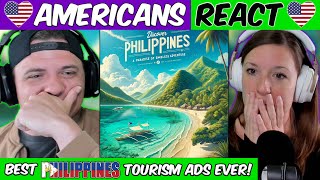 Americans React To The BEST Philippines Tourism Ads EVER [upl. by Tymothy]