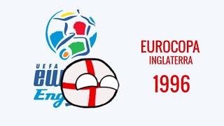 EUROCOPA INGLATERRA 1996  RESUMEN COUNTRYBALLS • quotEL GOL DE OROquot [upl. by Onibas854]