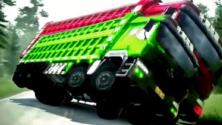 TRUK JOGET LUCU TRUK OLENG DJ JATUH PARAH KECELAKAAN TRUCK DANCE FUNNY TIK TOK XE TẢI NHẢY 678 [upl. by Theodoric]