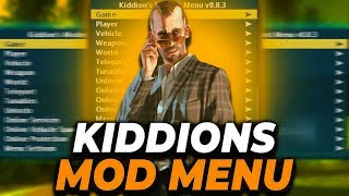 GTA V ONLINE KIDDIONS MOD MENU  GTA ONLINE MOD MENU  ULTIMATE MONEY  LVL UP Guide [upl. by Niro267]