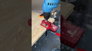 Aluminum alloy hinge hole opener viralvideo woodworking decoration tools shorts [upl. by Anire]