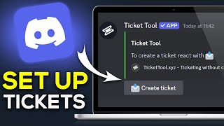 How To Set Up Ticket Bot In Discord Server [upl. by Marijo]