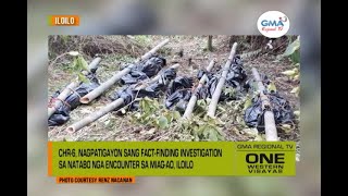 One Western Visayas CHR6 Nagaimbestiga sa Natabo nga Encounter sa Miagao Iloilo [upl. by Ahsienak]