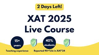 XAT Course  XAT 2025 preparation [upl. by Leyes]