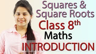 Introduction  Squares amp Square Roots Ch 5  NCERT Class 8 Maths Solutions [upl. by Aiynot701]