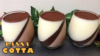 PANNA COTTA  EASY TO MAKE CHOCOLATE DESSERT PANNA COTTA  NO BAKE [upl. by Menendez]