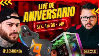 ✅ SUPER LIVE ANIVERSÁRIO PICHAU 🎁 com Leo Stronda você pode Ganhar um PC GAMER [upl. by Aicilaana]