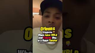 Juice WRLD In His Home Theater Blasting A Song He Just Made [upl. by Yeblehs]