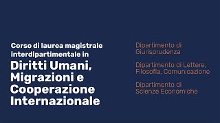 UNIBG  Laurea magistrale in Diritti Umani Migrazioni e Cooperazione Internazionale IUS [upl. by Yeuh]