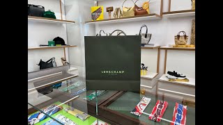 Longchamp Le Pliage Green S Top Handle Tote Bag [upl. by Morty]