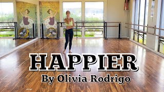 Lyrical Dance Tutorial  Happier by Olivia Rodrigo [upl. by Ennahoj249]