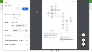 How to make crossword puzzle easily [upl. by Montfort]