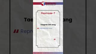 Taekwondo Poomsae7 Mastery A StepbyStep Breakdown [upl. by De542]