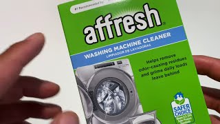 Affresh Washing Machine Cleaner  How to Use [upl. by Lekim]