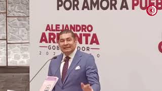 Armenta solicitará la revisión de los derechos de vía para el Tren CDMXPueblaVeracruz [upl. by Atiuqin]