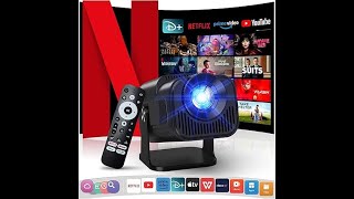 Gaimoo 1080P Native Mini Projector Review – Pros amp Cons 4K Support Projector Wifi amp Bluetooth [upl. by Nakada]