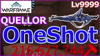 【Warframe】Lv9999をワンパン！超高火力ロマン砲を紹介【Quellor】 [upl. by Asserac468]