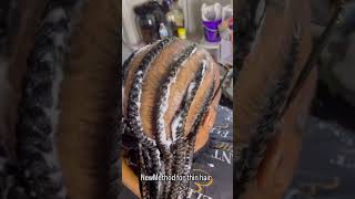 Comegetbraided braids hair boxbraids knotlessbraids natalienunn haircare baddie hairstyles [upl. by Lledner463]