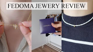 FEDOMA JEWELRY REVIEW  STYLING INSPIRATION [upl. by Pinzler]