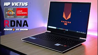 HP Victus RX 5500M Gaming Review  RX 5500M destroys GTX 1650Ti 🔥 [upl. by Nolana805]