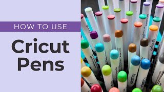 Scrapbooking with Cricut Cricut Pens Tutorial [upl. by Kcira]