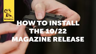 Quick Tip Crossfire 1022 Magazine Release Installation [upl. by Elyac]