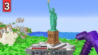 24 Hours To Build The Statue Of Liberty in Minecraft [upl. by Zabrina15]