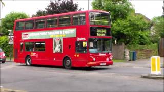 Buses in Harrow Weald 18062016 [upl. by Angadresma626]